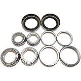 Westernprime 3500# Trailer Axle Bearing Kit L68149 L44649 Grease Seal 10-19 I.D. 1.719'' for #84 Spindle (Sets of 2)