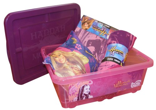 Character World Disney Hannah Montana Duvet Cover, Fleece Blanket, Cushion and Storage Box Pack