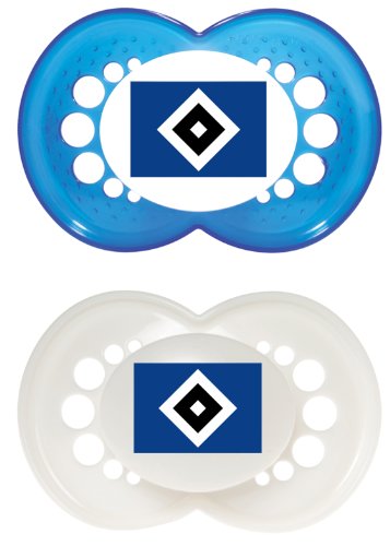 MAM 180810 - Original Schnuller, Football, Bundesliga: Hamburger SV, 5-20 Monate, Silikon Preisvergleich