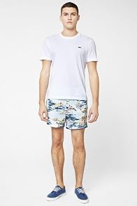 L!VE Drawstring Hawaiian Print Swim Trunk