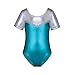 Baby Girls One-piece Shiny Athletic Leotard Ballet Tutu with Bow