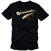Coole Fun T-Shirts Spiderschwein T-SHIRT HOMER - SPRINGFIELD, schwarz/gold, Grösse: XXL