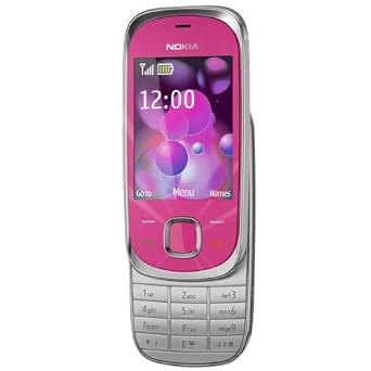 New Unlocked Nokia 7230 3G GPS Quadband Phone (Hot Pink) inte