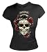 Lucky 13 FRIDA-LAY Womens Girlfriend Tee- Black