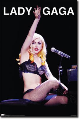Lady Gaga Live on Stage Music Poster Print - 22x34 Poster Print, 22x34