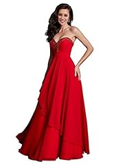 Sexy Sweetheart Chiffon Lace Evening Dress/Bridesmaid Dress/Prom Dress/Wedding Party Dress 