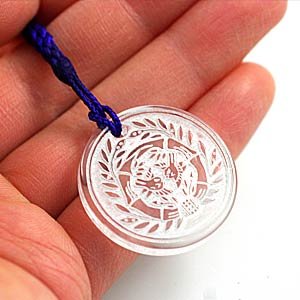 NHK大河ドラマ「天地人」に登場！ 戦国武将　家紋アクリル根付けストラップ 伊達政宗　仙台笹 5P13Apr09
