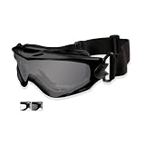 Wiley X Spear, Smoke/Clear Lenses, Matte Black Frame