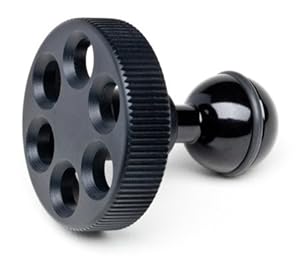 Nocturnal Lights Ball Joint Adapter for Underwater Ball Joint Arm Strobe and Lighting Systems