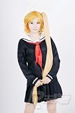 Blonde Long Length Anime Cosplay Costume Wig w/ Ponytail