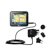 International Wall / AC Charger for the LG LN855 - Gomadic Brand w/ TipExchange Technology