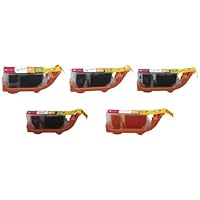 5-Pack Compatible Canon PGI225/CLI226 Ink Jet Cartridges WITH CHIP! for PIXMA iP4820 iX6520 MG5120 MG5220 MG6120 MG8120 MX882 Printer