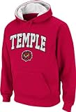 Temple Owls Arched Tackle Twill Hooded Sweatshirt