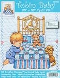 BEDTIME PRAYER BOY QUILT STAMPED CROSS STITCH KIT-34X43