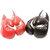 2 Pair Red and Black 10oz Youth Boxing Gloves Punching by 