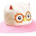 Gemini Fairy Spring Summer Sun Protection Hat Lovely Owl Crative Design Bucket Cap with Wide Brim for Baby (1-4 Year Old) (owl)