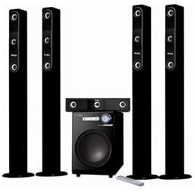 Wireless 5000 Watt 5.1 Home Theater System, remote-by Frisby