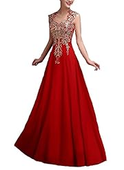 Queen Anne Neck Chiffon/Polyester Lace Applique Cocktail Floor Length Club Dress/Evening Dress/Homecoming Dress/Bridesmaid Dress/Prom Dress/Wedding Party Dress 