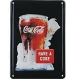 COCA COLA Blechschild Have a coke (10x17 cm)von "p:os"