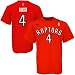 adidas Toronto Raptors #4 Chris Bosh Red Net Player T-shirt
