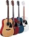 Oscar Schmidt OG2 Dreadnought Acoustic Guitar - Red