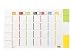 Post-it Weekly Planner, 18 Inches x 12 Inches, 50 Sheets plus 2 Inches x 2 Inches Notes (730-CAL-POP)