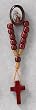 Rosary Lapel Pin with Cross - Carmen - MADE IN ITALY