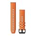 Garmin Quickfit 22 Watch Band, Ember Orange Silicone