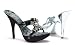 503-Wendy, 5 Inch Mule With Rhinestone Design, by Ellie Shoes