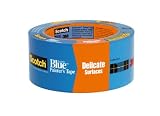 3M 2080 Scotch-Blue Painter's Tape for Delicate Surfaces, 2-Inch x 60-Yard, 1-Pack