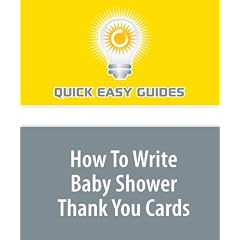 How To Write Baby Shower Thank You Cards