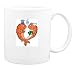 Mug with married, fish, underwater, wedding