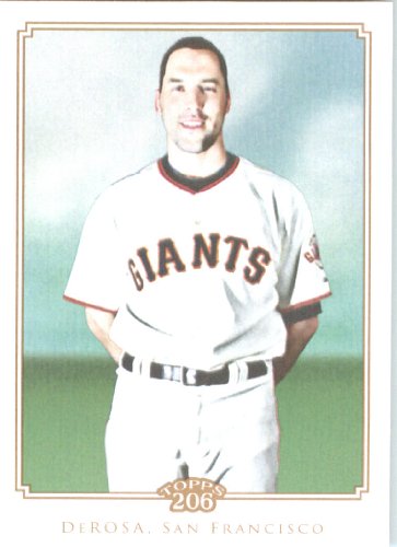 2010 Topps T-206 Baseball Card # 20 Mark DeRosa - San Francisco Giants - MLB Trading Card in Screw Down Case!