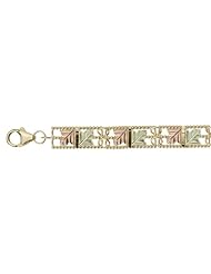 Black Hills Gold Jewelry by Coleman 7 1/4 Inch Gold Elegant Bracelet
