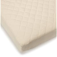 Bargoose Natural Cotton Top Fitted Crib Pad