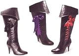 Women's 418-Pirate 4 Heel Pirate Boot With 3 Ribbons