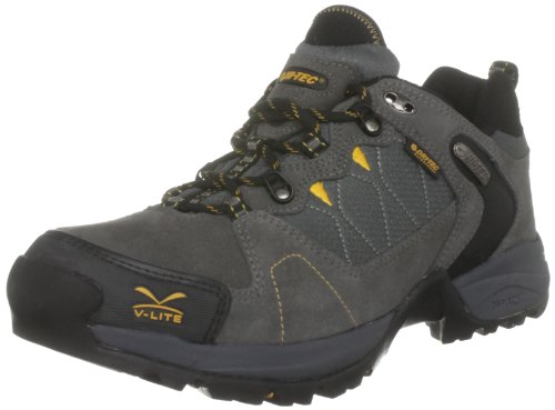 Hi-Tec Men's V-Lite Buxton Low WP Charcoal/Graphite/Gold Hiking Shoe O001057/021/01 9 UK