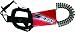 Sticky Bumps Bodyboard Bicep Coiled Leash Clear/Black