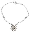 Silver Necklace Pendant Gemstone Jewelry 18.75 inches