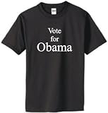 Vote For Obama Cotton T-Shirt (32 Colors)