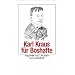 Karl Kraus f�r Boshafte (insel taschenbuch)
