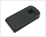 Flip PU Leather Case Cover for Nokia E5 E5-00 Black