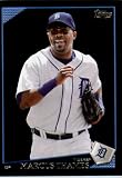 2009 Topps Black Border Baseball Card # 76 Marcus Thames Detroit Tigers Mint Condition - Shipped In Protective Screwdown Display Case!