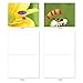 The Best Card Company - 10 Blank Note Cards for Kids (4 x 5.12 Inch) - Fun Pets, Zoo, Wildlife Cards, Assorted Greetings Boxed - Lady B M1546BN