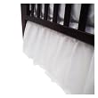 American Baby Company Percale Crib Bed Skirt, White