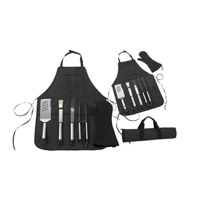Picnic at Ascot B.B.Q-Chef's Barbecue Apron and Tools