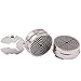 H&H HJ Men's Jewelry Cuff Link Round Gray Button Cover
