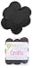 Playfully Ever After 2 Inch Black 44pc Felt Circles