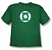 Search : Green Lantern Gl Logo Distressed Youth S/S T-shirt in Kelly Green by DC Comics