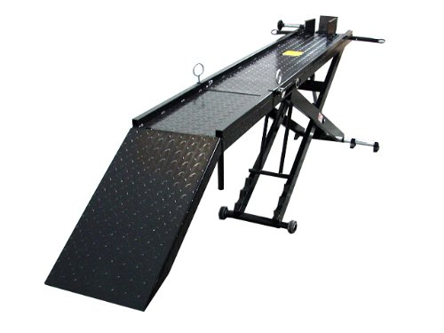 1000 lb Hydraulic Motorcycle Bike Lift Table Jack Service Stand Shop Ramp Drop Panel